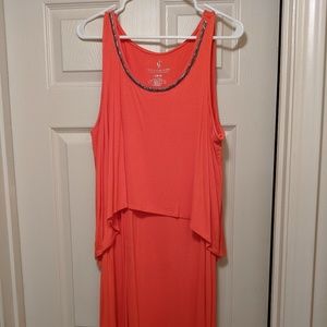 JUICY COUTURE Embellished Salmon Sleeveless Large